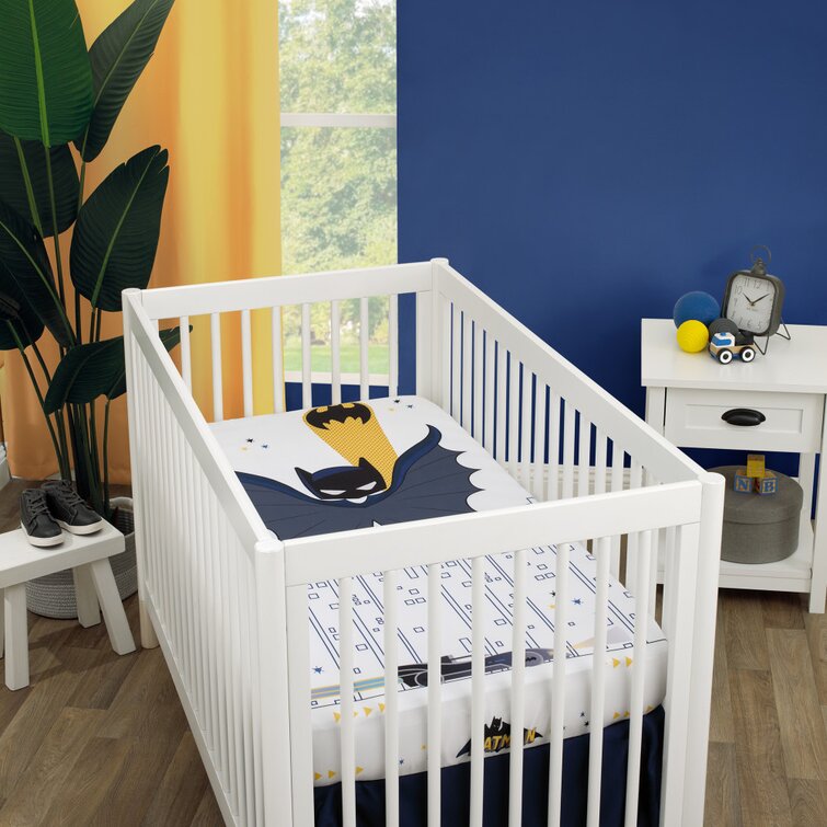 Black and 2024 yellow crib bedding